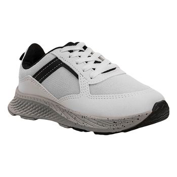 Tenis-Casual-Branco-e-Preto-Kids-Mesh-|-Molekinho-Tamanho--29---Cor--BRANCO-0